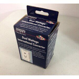 Dual Wattage International Converter Travel Smart By Franzus-TS-2000 For Europe